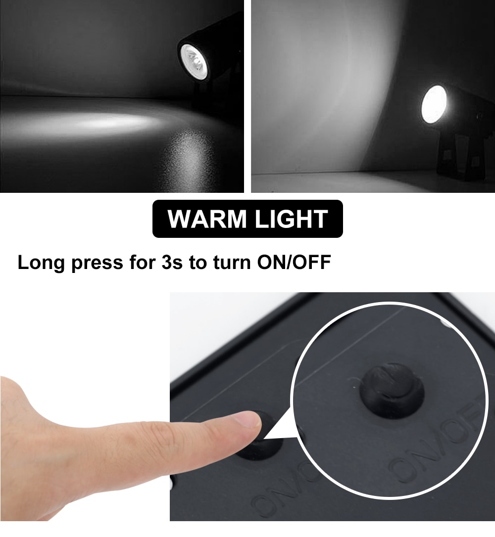 1 TO 4 RGB Outdoor Solar Landscape Light LED IP65 Waterproof Solar Lamp Automatic On/Off Solar Wall Light Garden Patio Lawn Lamp
