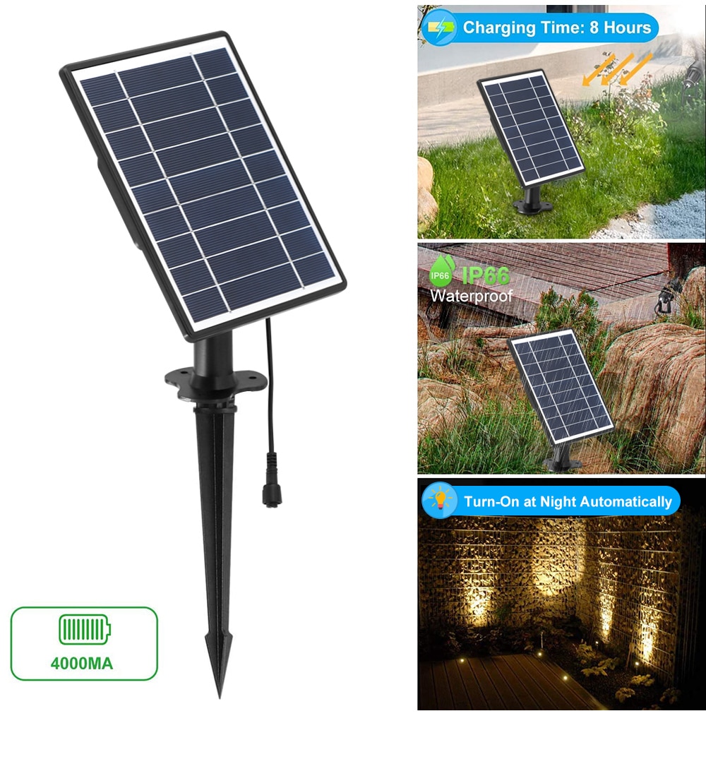 1 TO 4 RGB Outdoor Solar Landscape Light LED IP65 Waterproof Solar Lamp Automatic On/Off Solar Wall Light Garden Patio Lawn Lamp