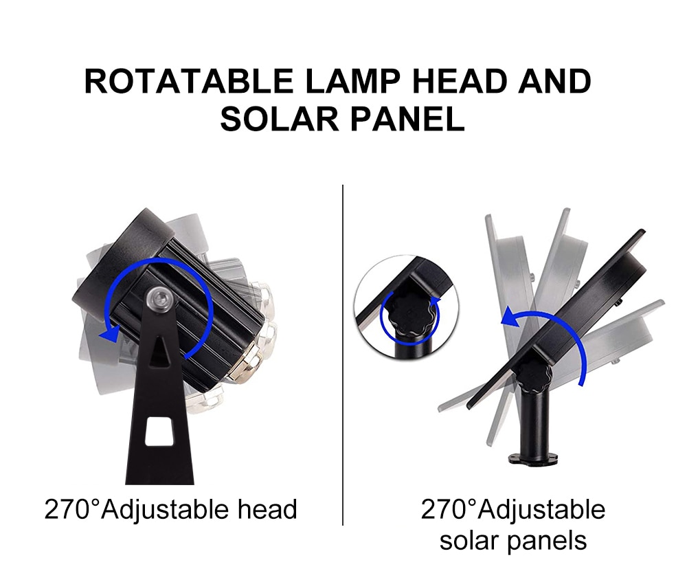 1 TO 4 RGB Outdoor Solar Landscape Light LED IP65 Waterproof Solar Lamp Automatic On/Off Solar Wall Light Garden Patio Lawn Lamp