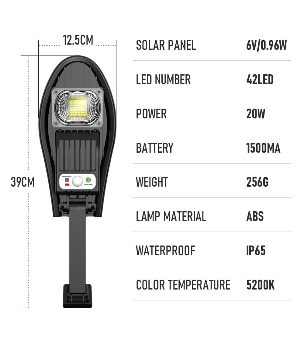 42/84/126/168 LED Super Bright Outdoor Solar Lamp 3000mAh IP65 Waterproof Street Lights Motion Sensor Garden Yard Wall Light