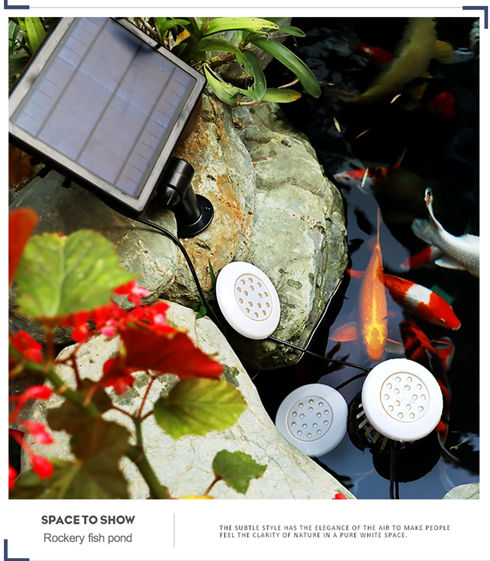 1-To-4 RGB Outdoor Solar Underwater Pond Lights LED IP68 Waterproof Submersible Projection Lamp For Swimming Pool Fish Pond Lawn