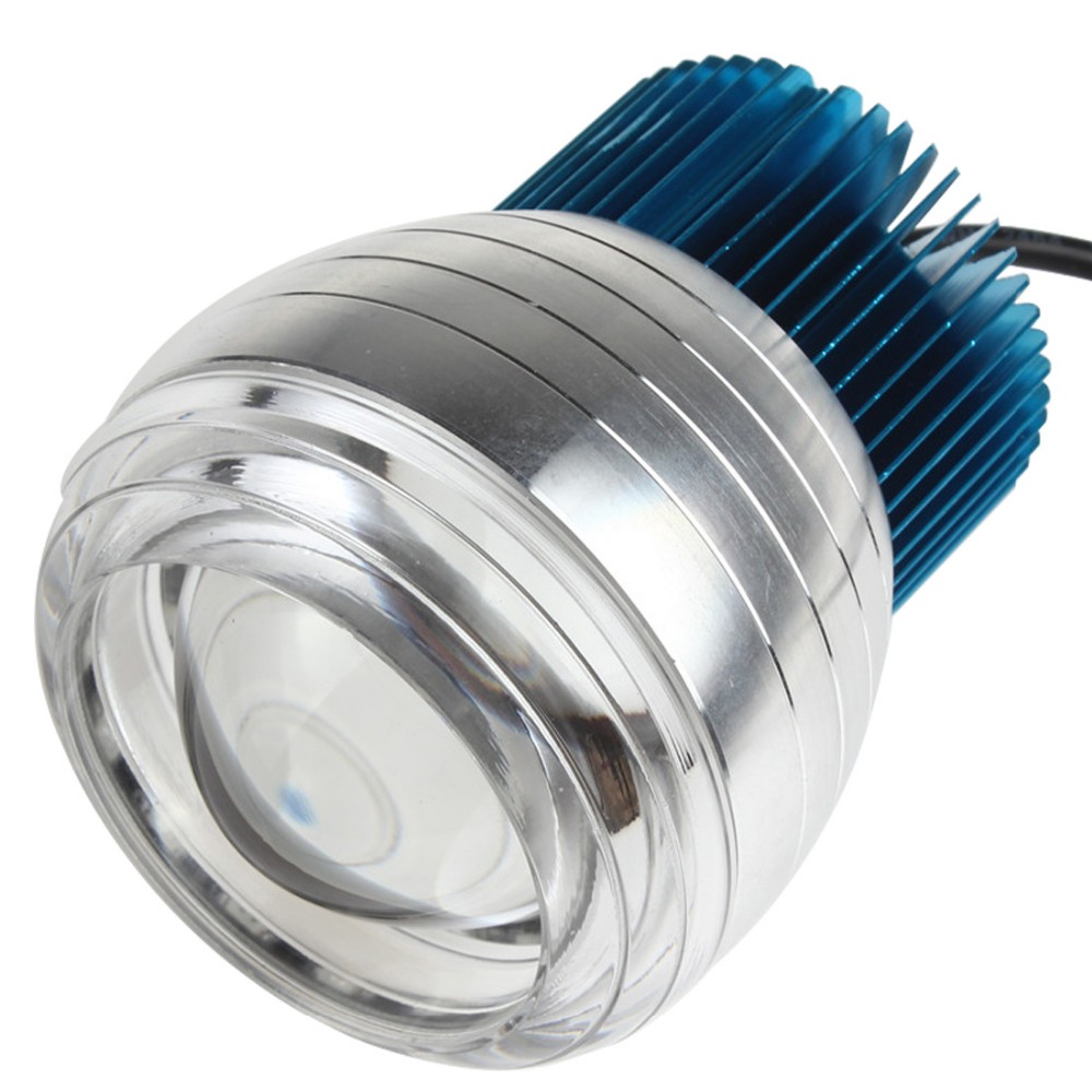 U3 30W LED Motorcycle Headlight Universal AC 12 80V Angel Eye Lamp at Fog Day Night Lighting