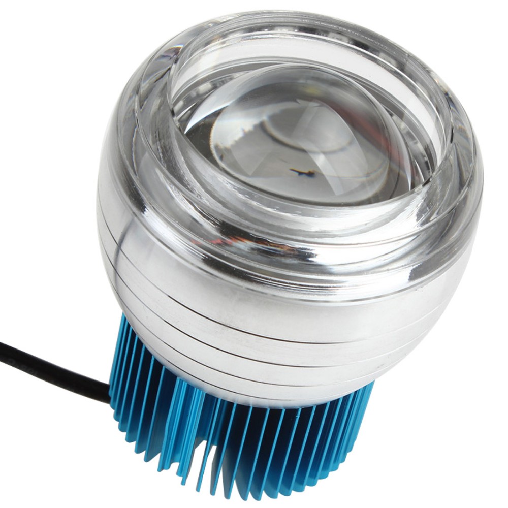 U3 30W LED Motorcycle Headlight Universal AC 12 80V Angel Eye Lamp at Fog Day Night Lighting