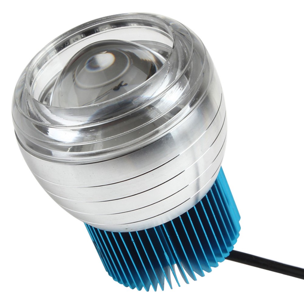 U3 30W LED Motorcycle Headlight Universal AC 12 80V Angel Eye Lamp at Fog Day Night Lighting