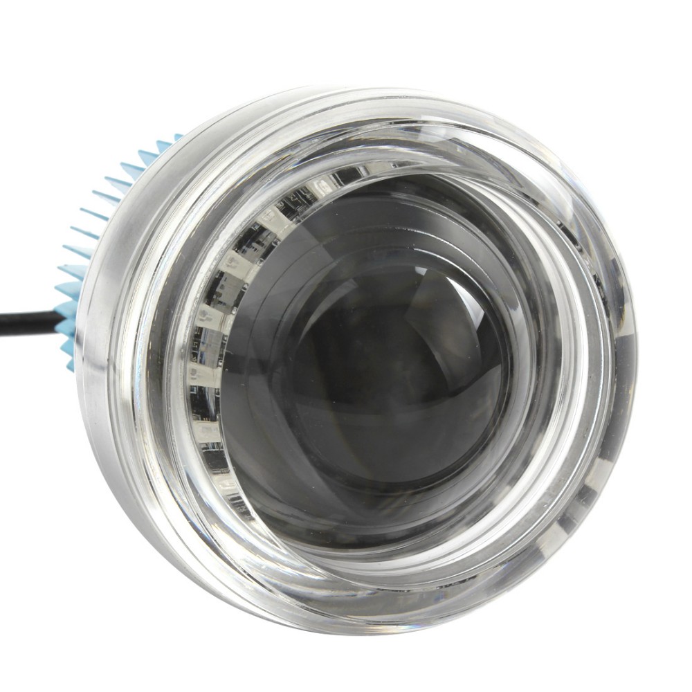 U3 30W LED Motorcycle Headlight Universal AC 12 80V Angel Eye Lamp at Fog Day Night Lighting