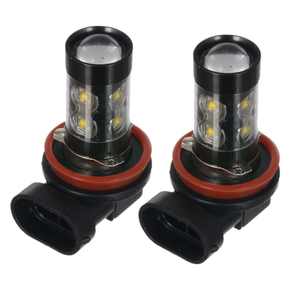 2x H11 950 LM 50W 6000K Chips High Power Plug and Play LED Car Fog Light LED Headlight Driving Lights 12V White