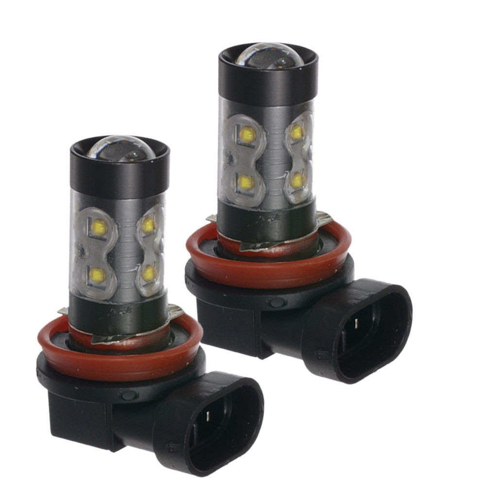 2x H11 950 LM 50W 6000K Chips High Power Plug and Play LED Car Fog Light LED Headlight Driving Lights 12V White