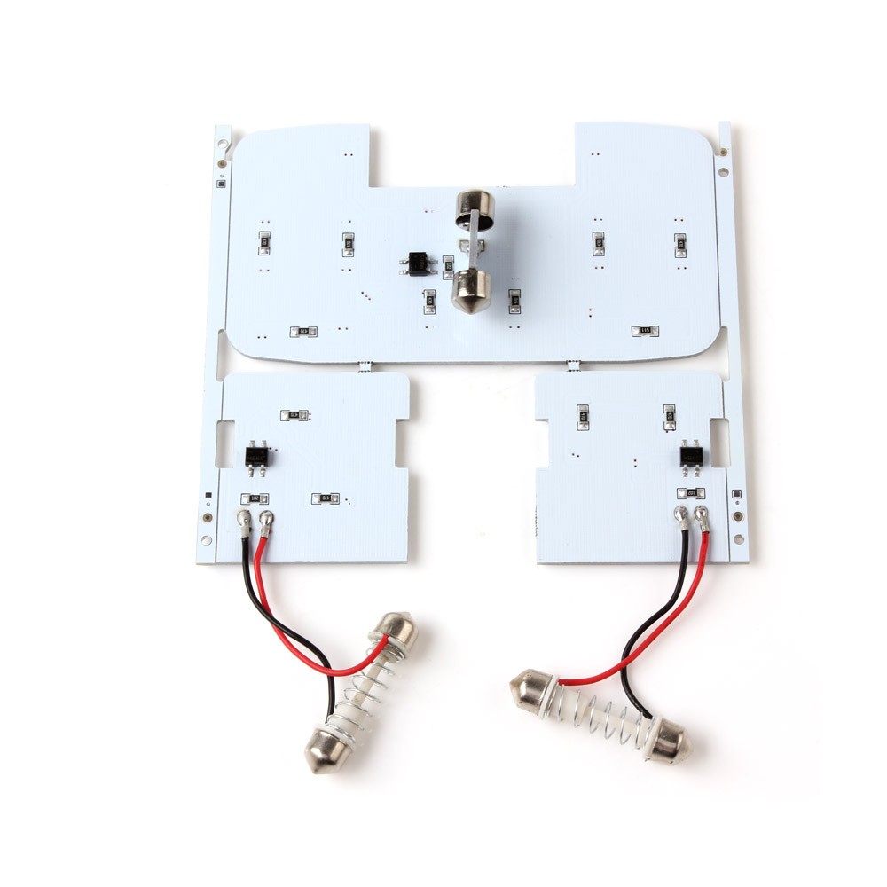 9W DC12V 3x Car Reading Lights Dome Lamps LED Interior White Color Suitable For KIA RIO K2 2006 2012 Hyundai Solaris Accent