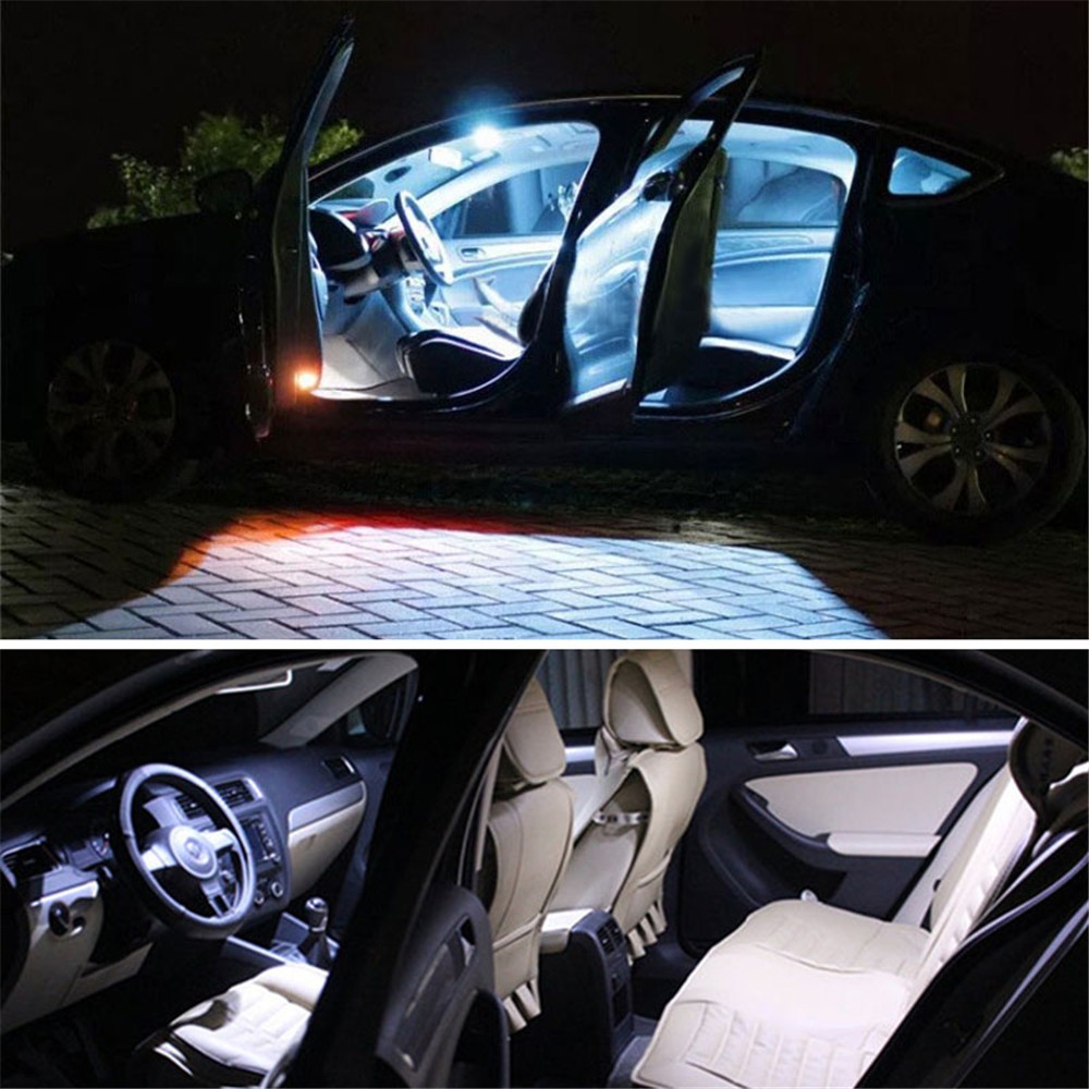 9W DC12V 3x Car Reading Lights Dome Lamps LED Interior White Color Suitable For KIA RIO K2 2006 2012 Hyundai Solaris Accent