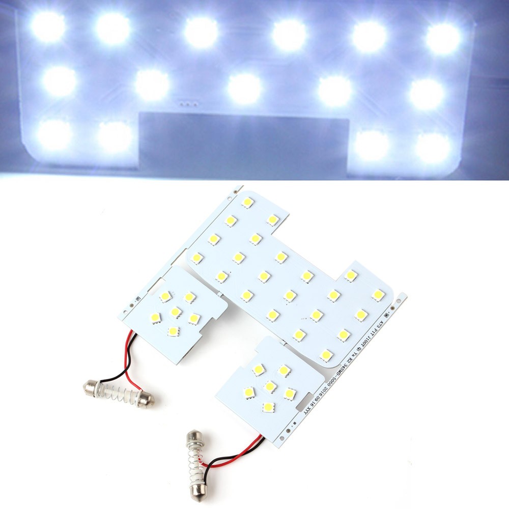 9W DC12V 3x Car Reading Lights Dome Lamps LED Interior White Color Suitable For KIA RIO K2 2006 2012 Hyundai Solaris Accent