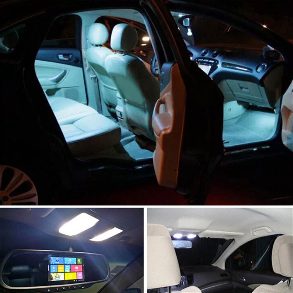 9W DC12V 3x Car Reading Lights Dome Lamps LED Interior White Color Suitable For KIA RIO K2 2006 2012 Hyundai Solaris Accent