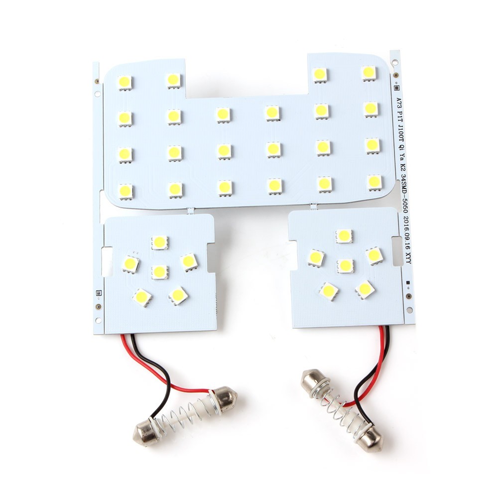 9W DC12V 3x Car Reading Lights Dome Lamps LED Interior White Color Suitable For KIA RIO K2 2006 2012 Hyundai Solaris Accent