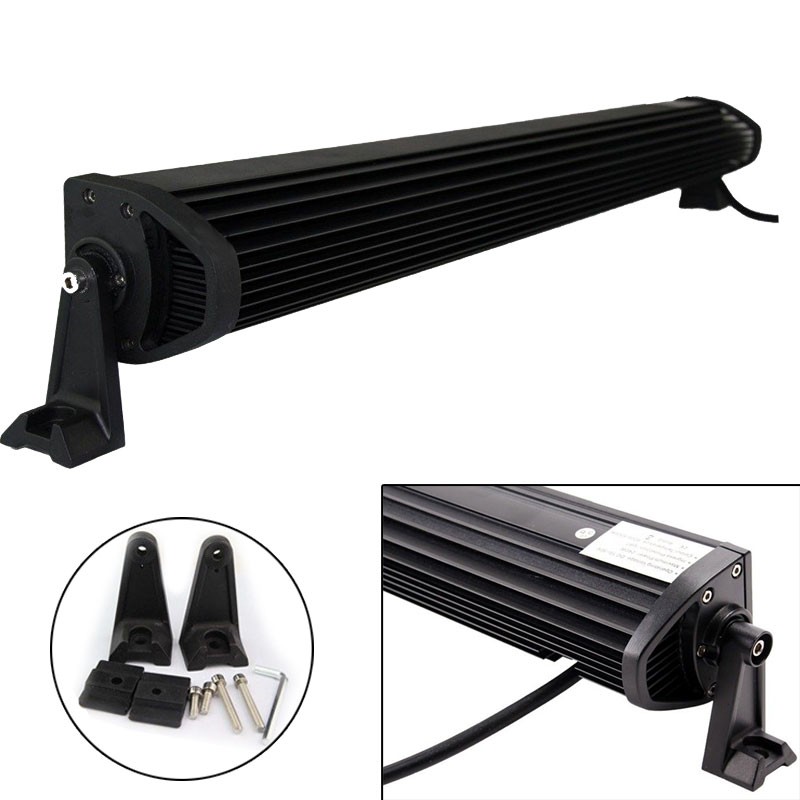 New High Quality 20000LM 200W 12V 24V 22Inch 4D Straight LED Work Light Bar Combo Beam ATV SUV UTE Truck UTV fits12V24V vehicles