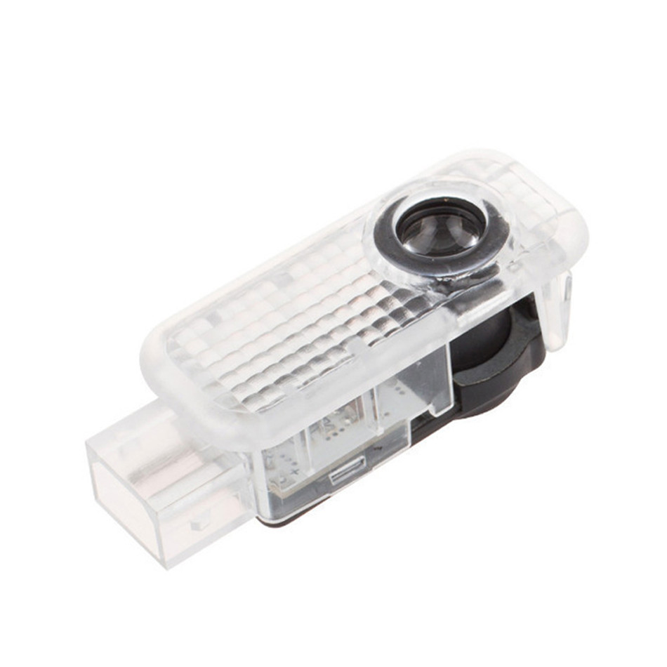 2Pcs High Brightness LED Vehicle Welcome Courtesy Laser Light Projector Logo Ghost Shadow Lamp for Audi Car Door