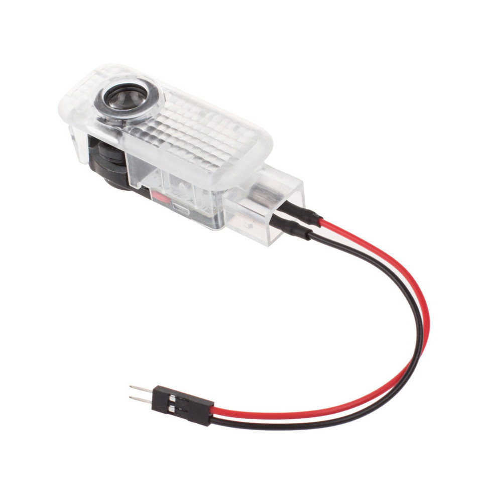 2Pcs High Brightness LED Vehicle Welcome Courtesy Laser Light Projector Logo Ghost Shadow Lamp for Audi Car Door