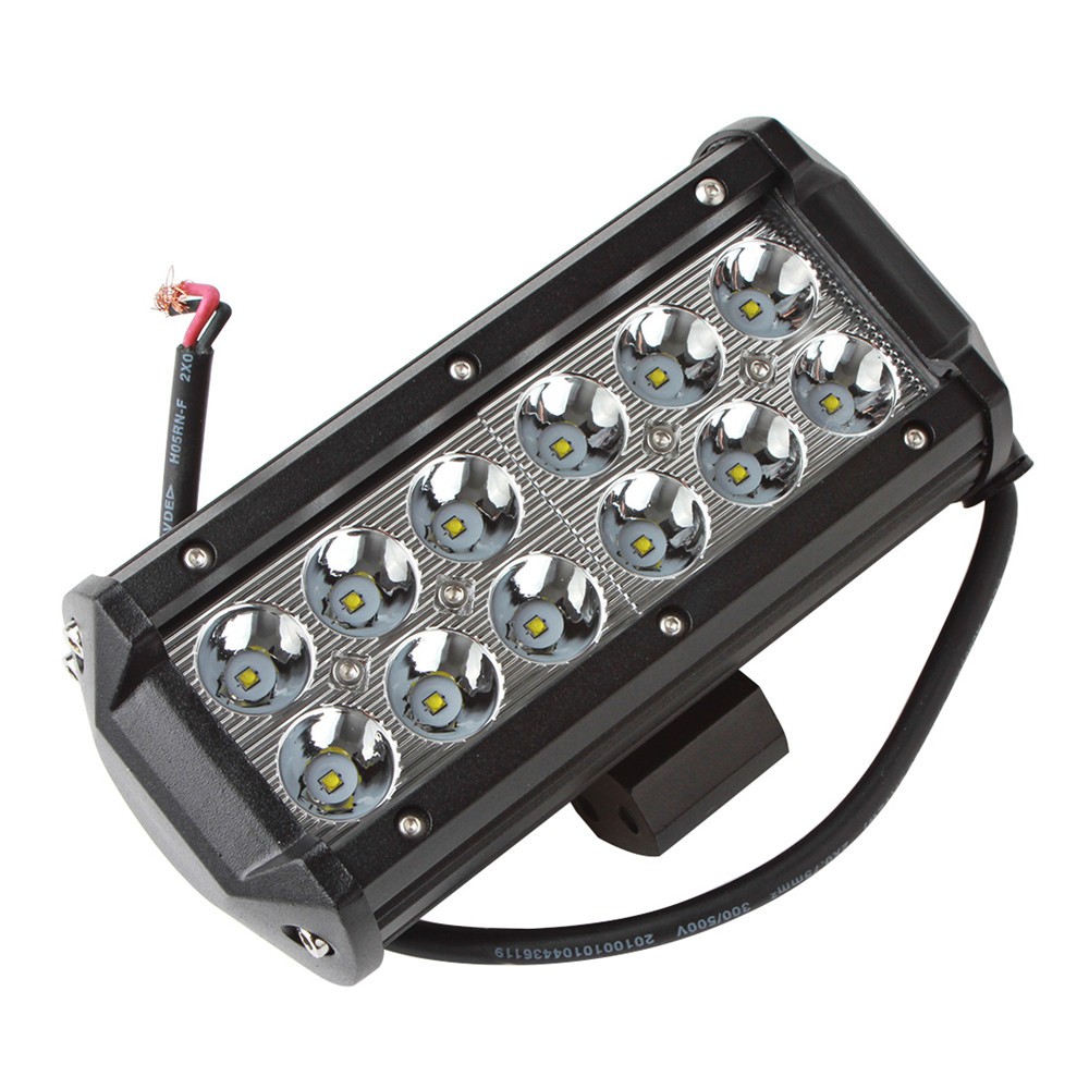 3PCS 12V 36W 7Inch 2520LM Waterproof LED Work Light for Motorcycle Tractor Boat 4WD Offroad SUV ATV