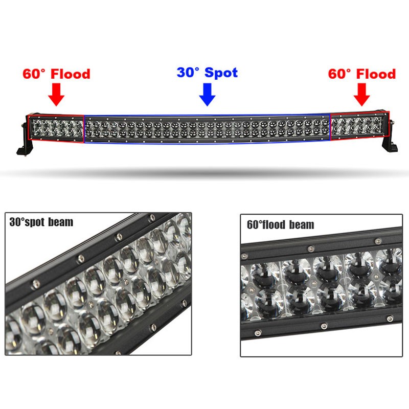 400W 40000lm 42 inch 400W Work Light Combo DC12V 24V Trucks Wagon ATV SUV Pickup 4WD 4x4 Led Bar Offroad
