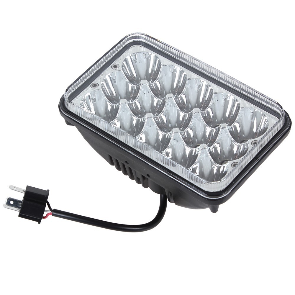 6 Inch 12V 24V 6000K 45W Waterproof LED Car Work Light for Truck Trailer 4x4 4WD SUV ATV OffRoad Car Motorcycle Boat