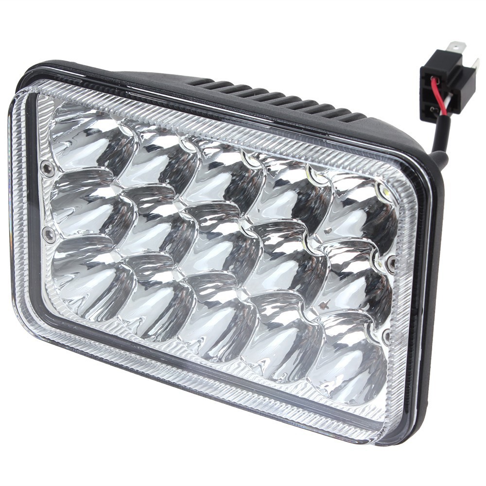 6 Inch 12V 24V 6000K 45W Waterproof LED Car Work Light for Truck Trailer 4x4 4WD SUV ATV OffRoad Car Motorcycle Boat