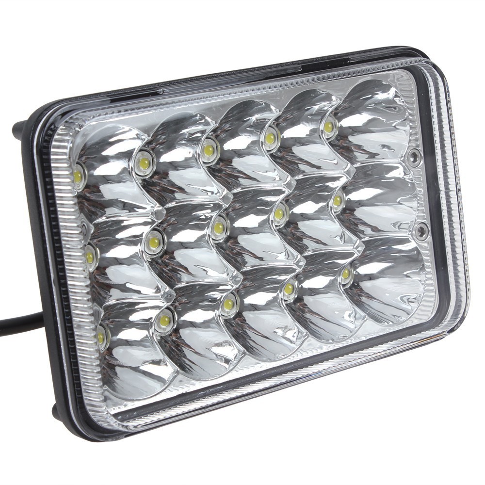 6 Inch 12V 24V 6000K 45W Waterproof LED Car Work Light for Truck Trailer 4x4 4WD SUV ATV OffRoad Car Motorcycle Boat