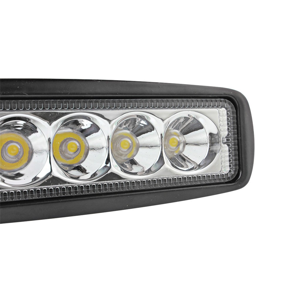 2PCS LOT 1550LM 6 Inch 18W 6 x 3W LED Light Bar as Worklight Flood Light Spot Light for Boating Hunting Fishing