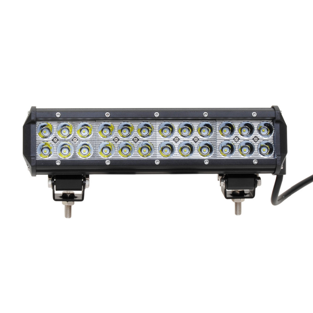 High Quality12 Inch 72W LED Work Light Bar Offroad 4X4 ATV Car Truck Fog Combo Lamp DC 10 30V Suitable for Indoor Outdoor uses
