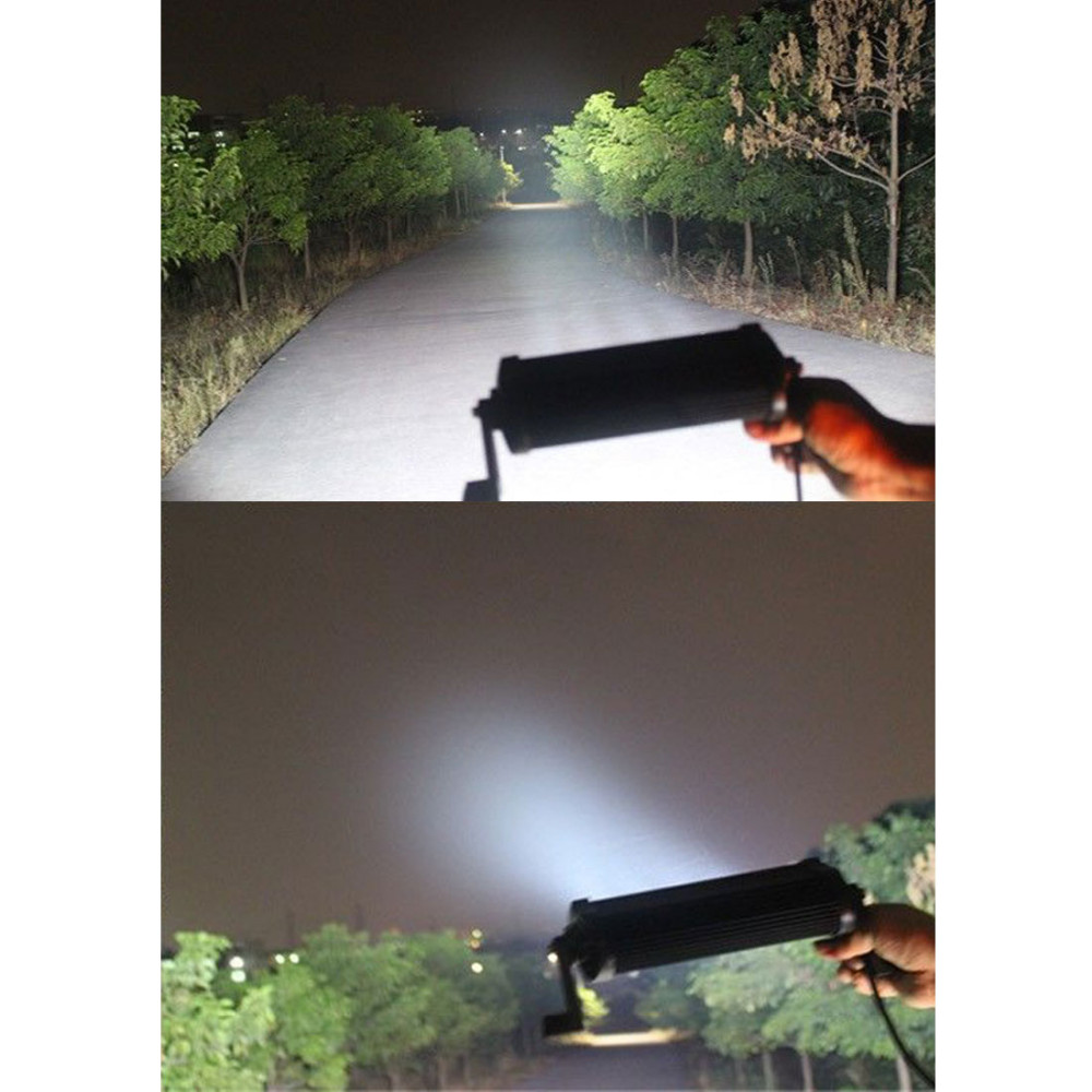 High Quality12 Inch 72W LED Work Light Bar Offroad 4X4 ATV Car Truck Fog Combo Lamp DC 10 30V Suitable for Indoor Outdoor uses