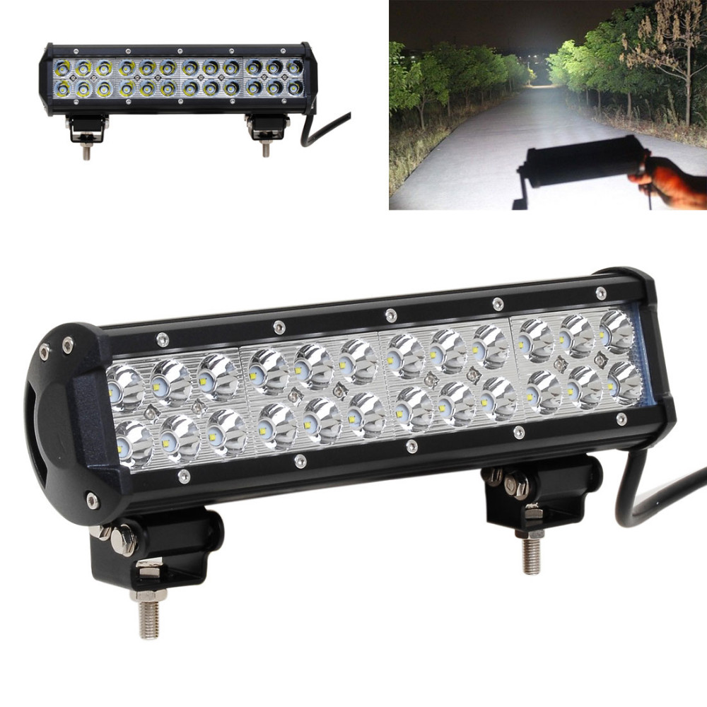 High Quality12 Inch 72W LED Work Light Bar Offroad 4X4 ATV Car Truck Fog Combo Lamp DC 10 30V Suitable for Indoor Outdoor uses