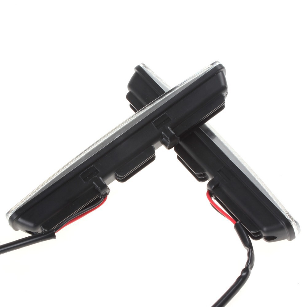 2 x 18cm COB LED Super White DRL Lamp Vehicle Car Daytime Running Light With Installation Bracket Warning Security Lamp