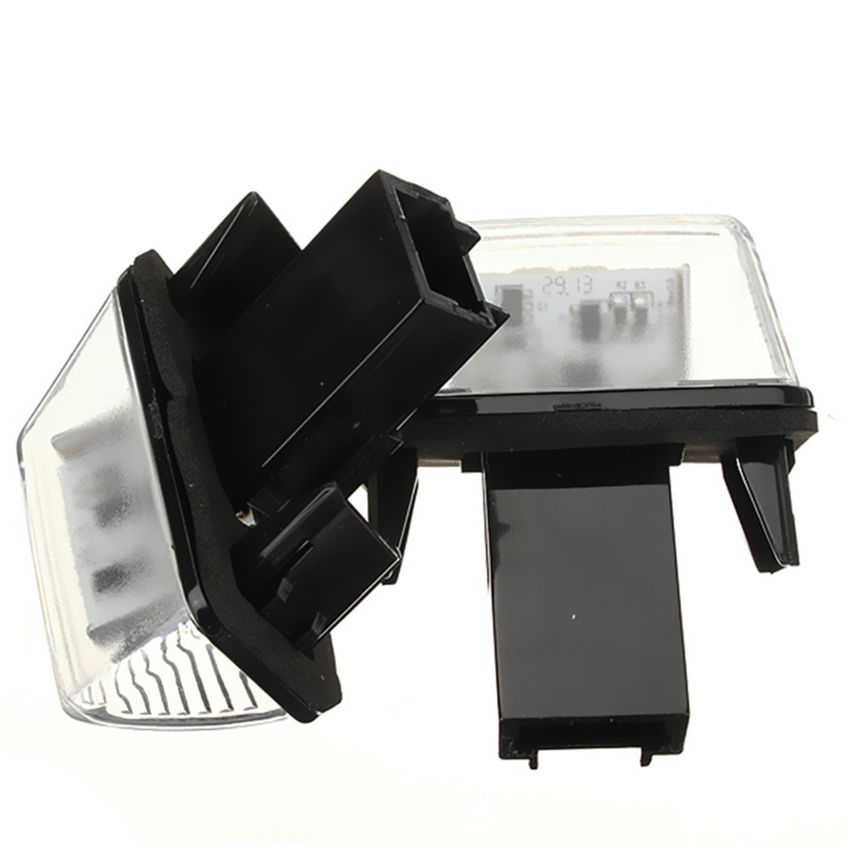 2PCS High Brightness Low Power White 18 LEDs License Number Plate Light For Peugeot Citroen
