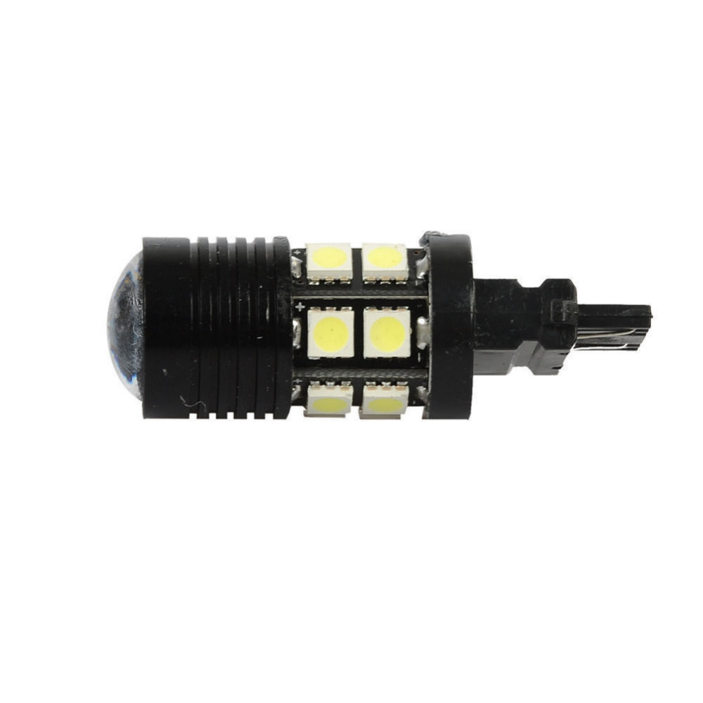 DC 12V 4x 3157 700Lm White 6000K Back Up Reverse Projector 12 SMD Chip LED Lights Bulbs support for SUVs Campers and Trailers