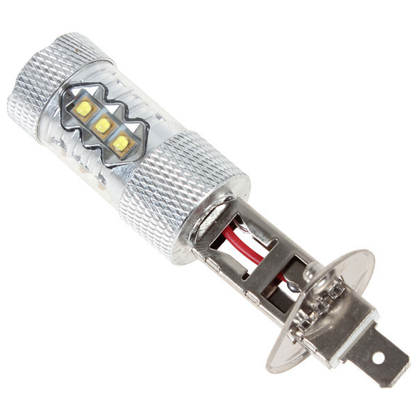sale Led Vehicle 80W H1 16 Daytime Running Bulb Auto Lamp Car High Power Parking Light Source Foglights 12V