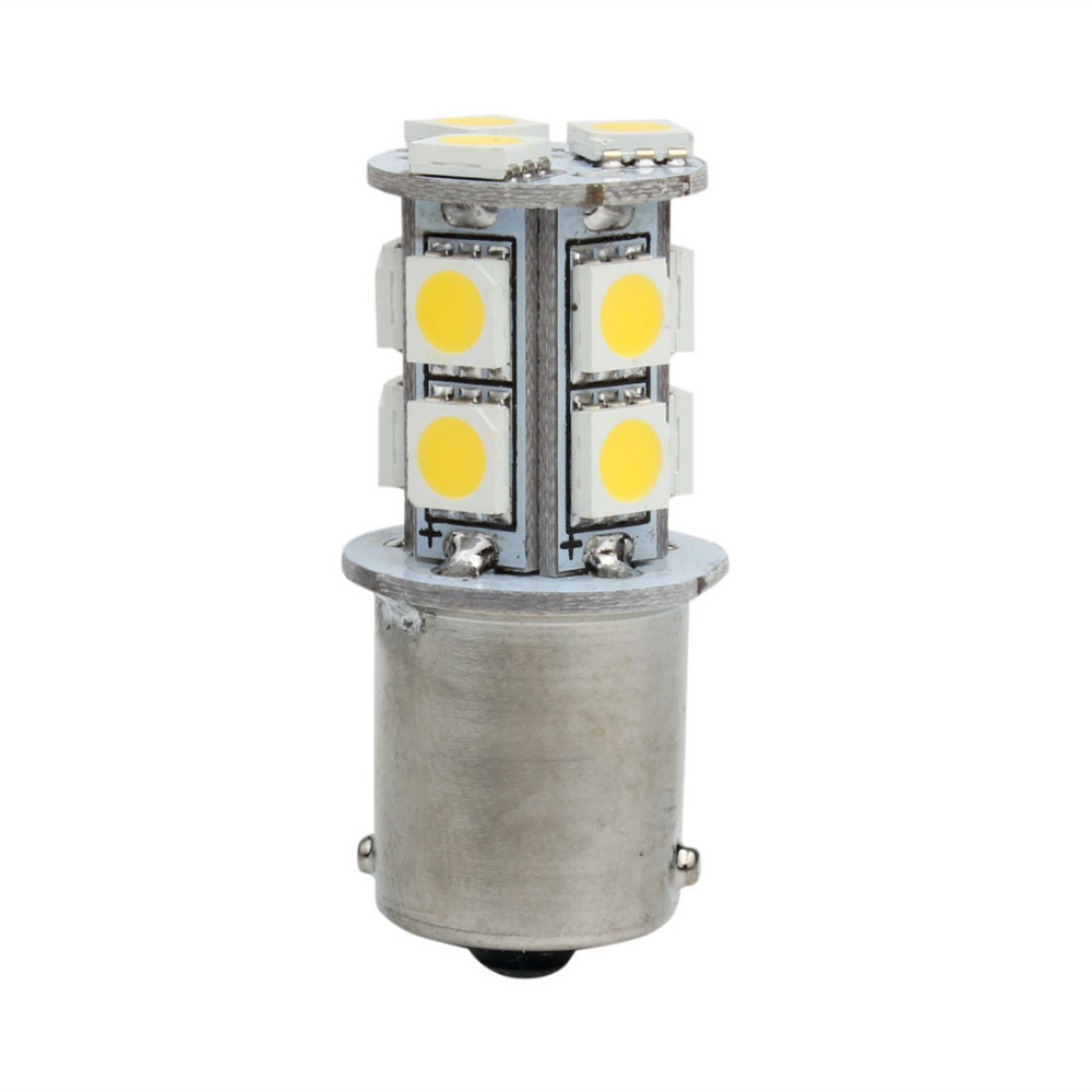10PCS Universal High Bright 13SMD 12V LED Warm White Light RV Camper Trailer Interior Light Bulbs
