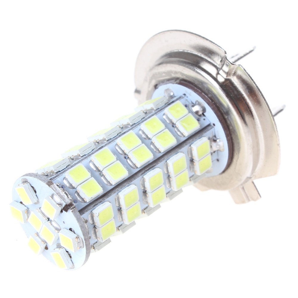 5 pairs lot High Quality H7 Auto Car Bright Fog Light Headlight with 68 pcs SMD LED Xenon White Bulbs Headlamp Pair Sell