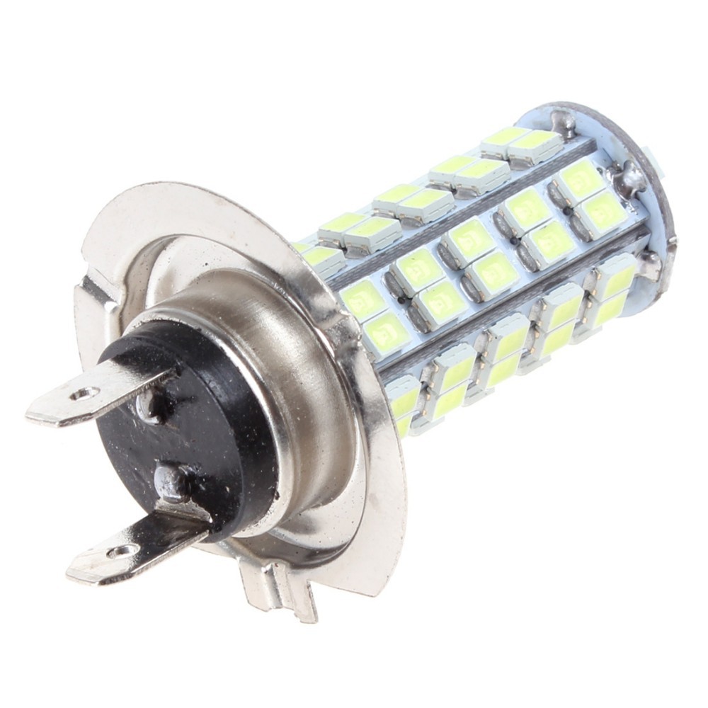 5 pairs lot High Quality H7 Auto Car Bright Fog Light Headlight with 68 pcs SMD LED Xenon White Bulbs Headlamp Pair Sell