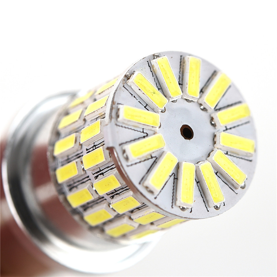 2Pcs 3156 Universal Multi function Durable High Brightness 460LM Car 48x 4014SMDs Driving Turning Bulb White Light Non polar