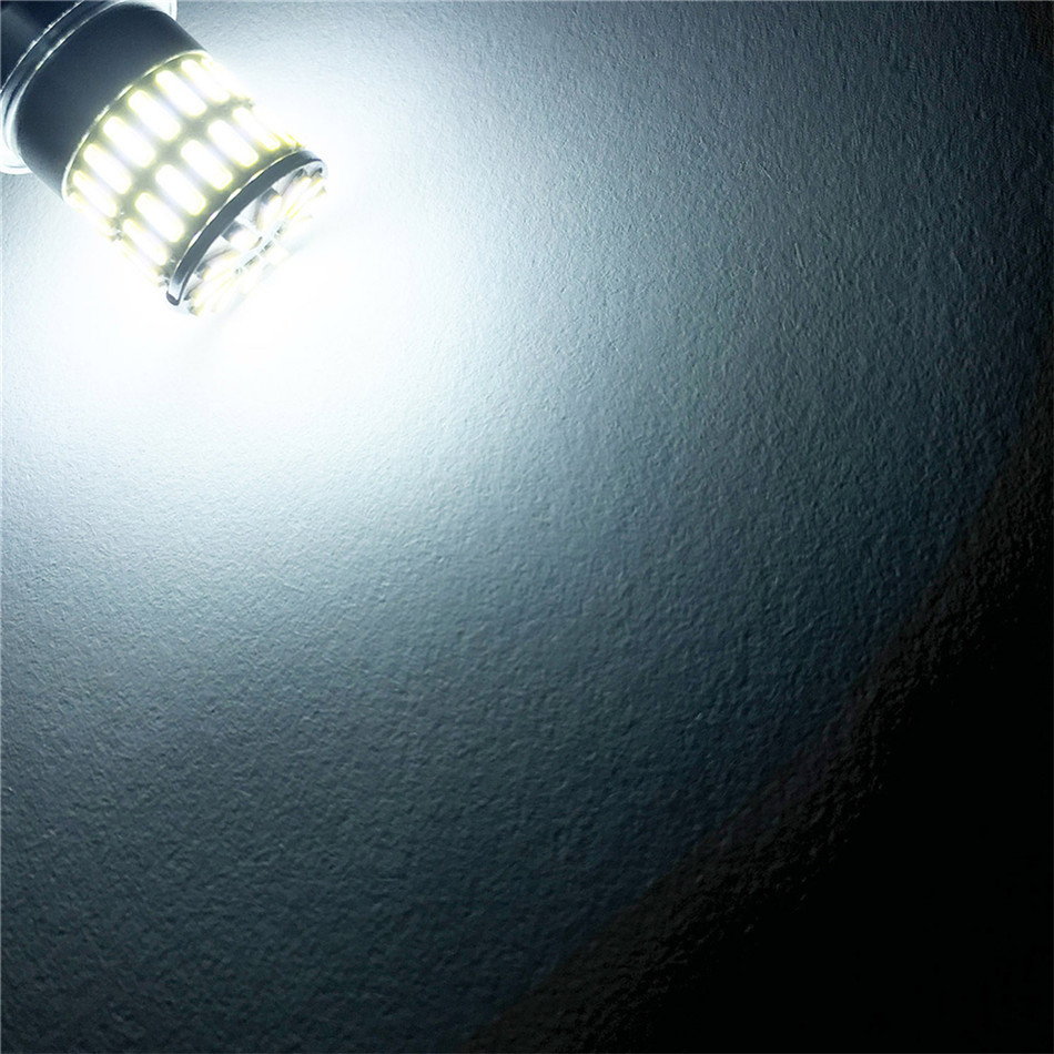 2Pcs 3156 Universal Multi function Durable High Brightness 460LM Car 48x 4014SMDs Driving Turning Bulb White Light Non polar