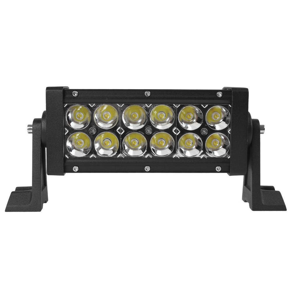 Sale 2520LM 12 x 3W LED Light Multifunction Stroboflash Double Stack Bar light for Truck Trailer OffRoad Car Motorcycle