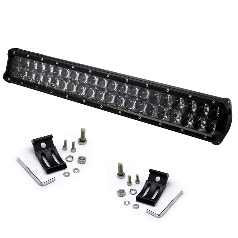 New Super bright 21000LM 2 x 20 210W IF68 Led Light Bar Combo Beam Work Light 4WD Off Road Driving Lamp Pure White 6500K