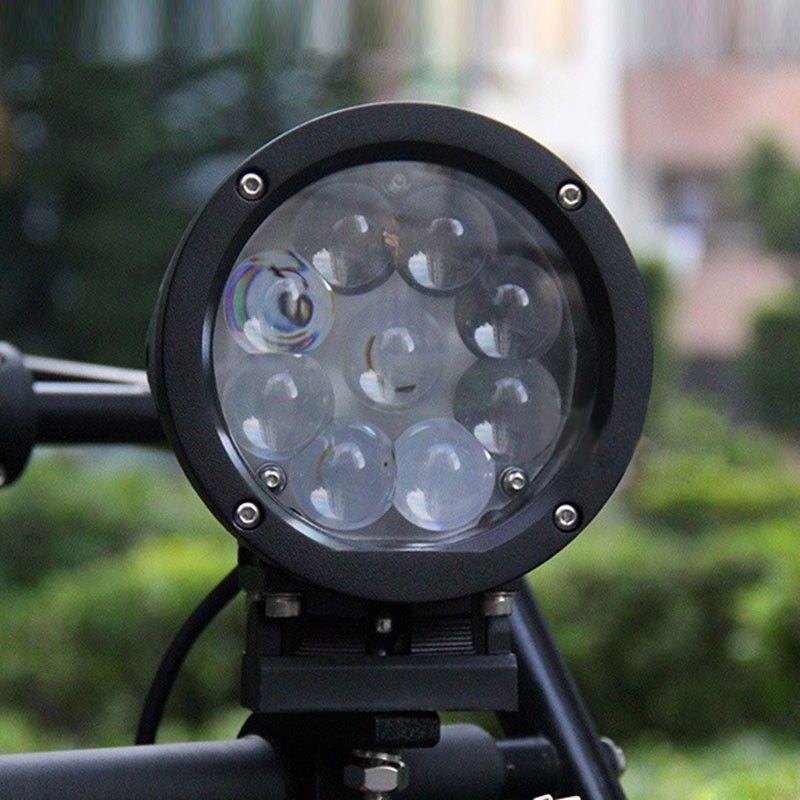 NEW 3960LM White 6000K 5.5 Inch 45W Spot Flood 9x LEDs DC 10 30V Round Work Light for Car 4WD Offroad SUV ATV Lamp