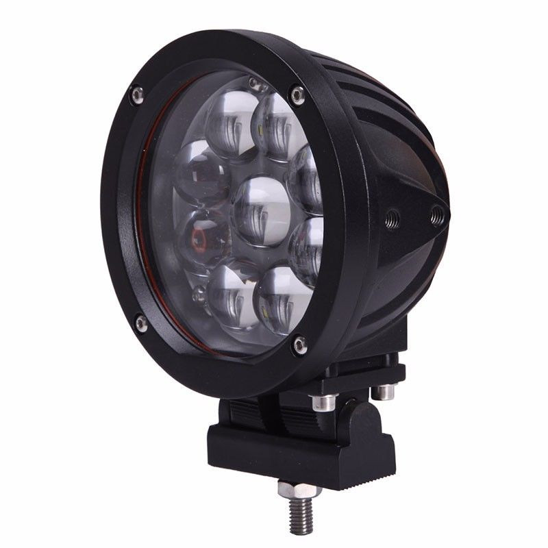 NEW 3960LM White 6000K 5.5 Inch 45W Spot Flood 9x LEDs DC 10 30V Round Work Light for Car 4WD Offroad SUV ATV Lamp
