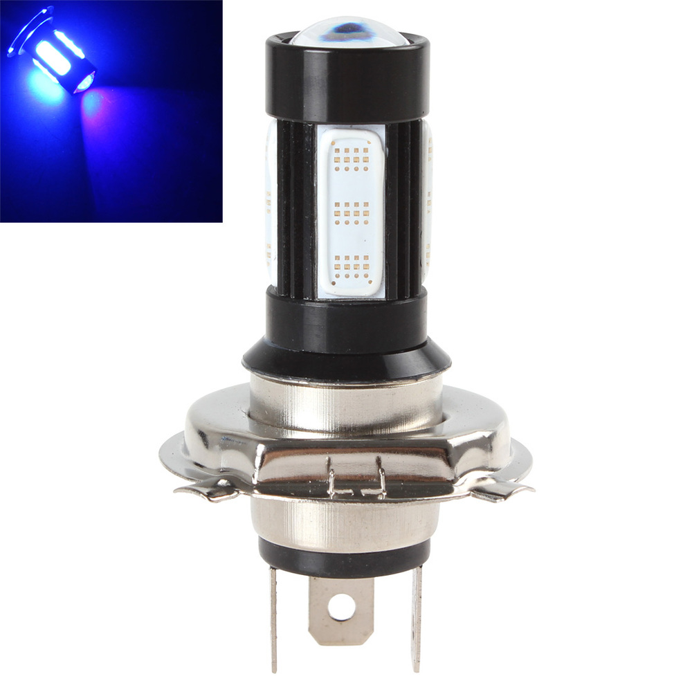 360 Degree H4 9V 24V Blue Light 25W COB Car Fog Lamp Car Daytime Driving Light