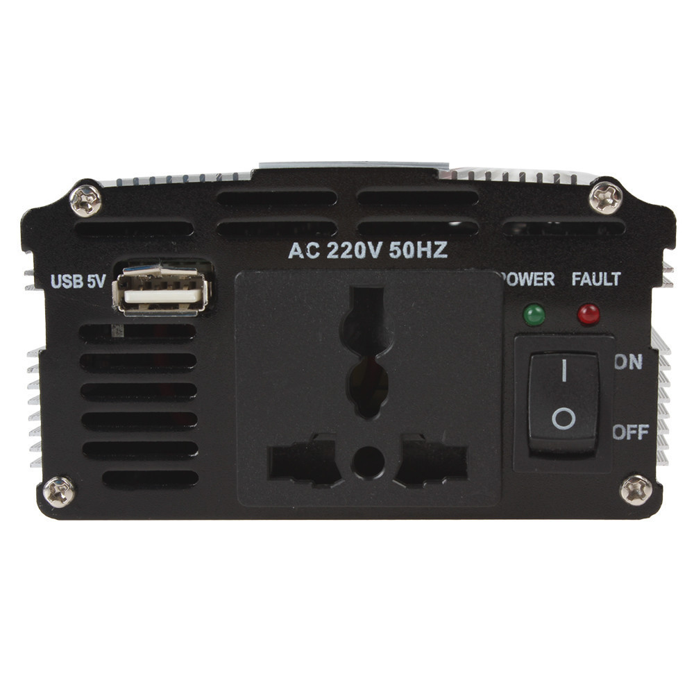 DC 12V to AC 220V 1000W Power Adpater Car Auto Automatic Thermal Shutdown Car Power Inverter Adapter Convert USB 5V