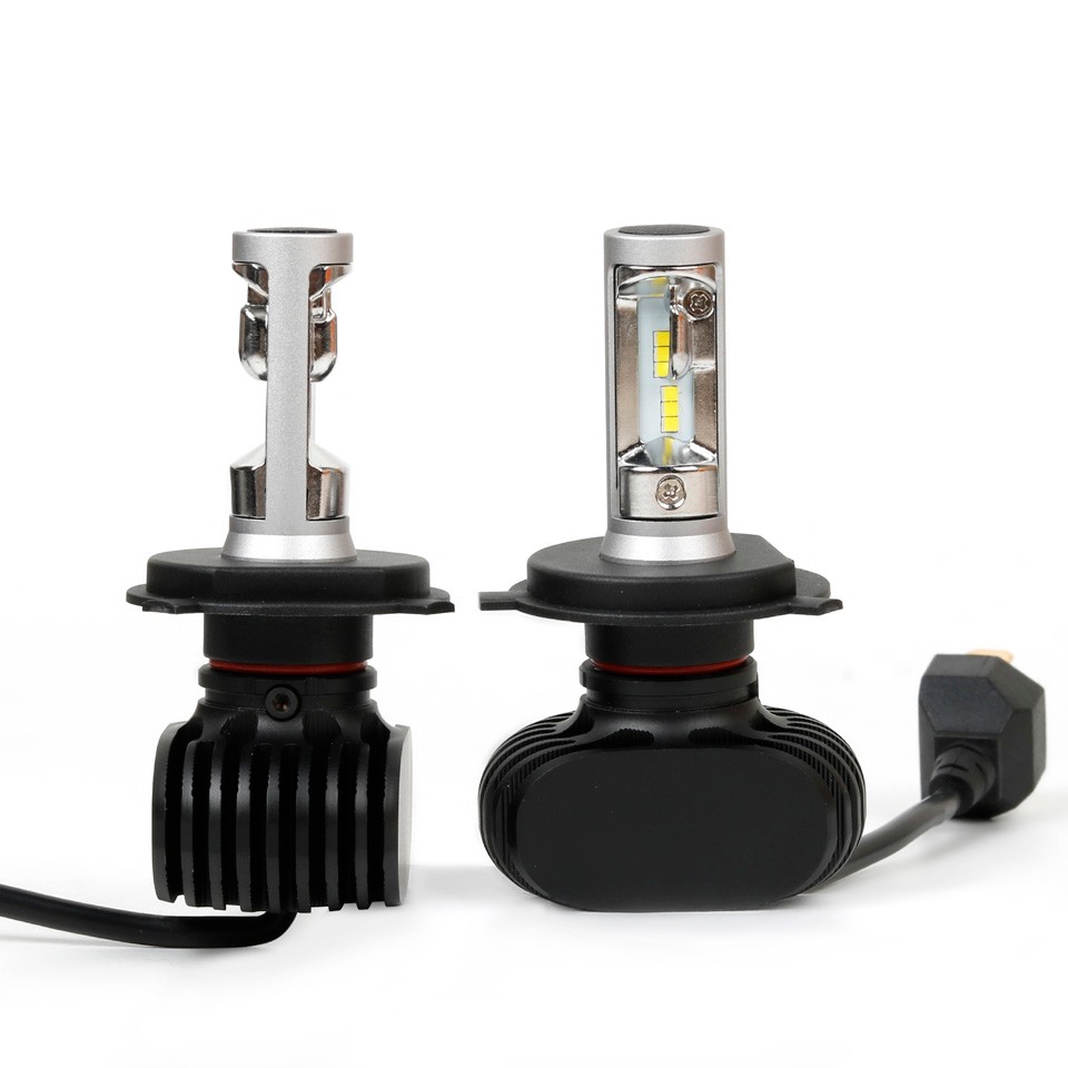 OGA 2PCS 8000LM 2016 New Arrival H4 HB2 9003 Car LED Head Lamp Headlight Conversion Kit Auto Bulb All In One DC 12V