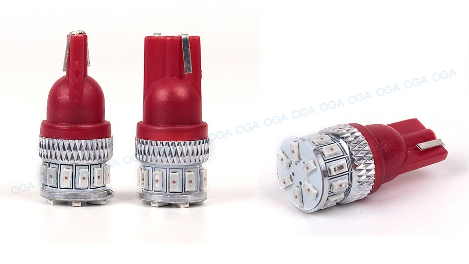OGA 4PCS Extremely Bright 3014 Chipsets 194 168 2825 W5W T10 New Style LED Bulbs Xenon White 2 Years Warranty Included