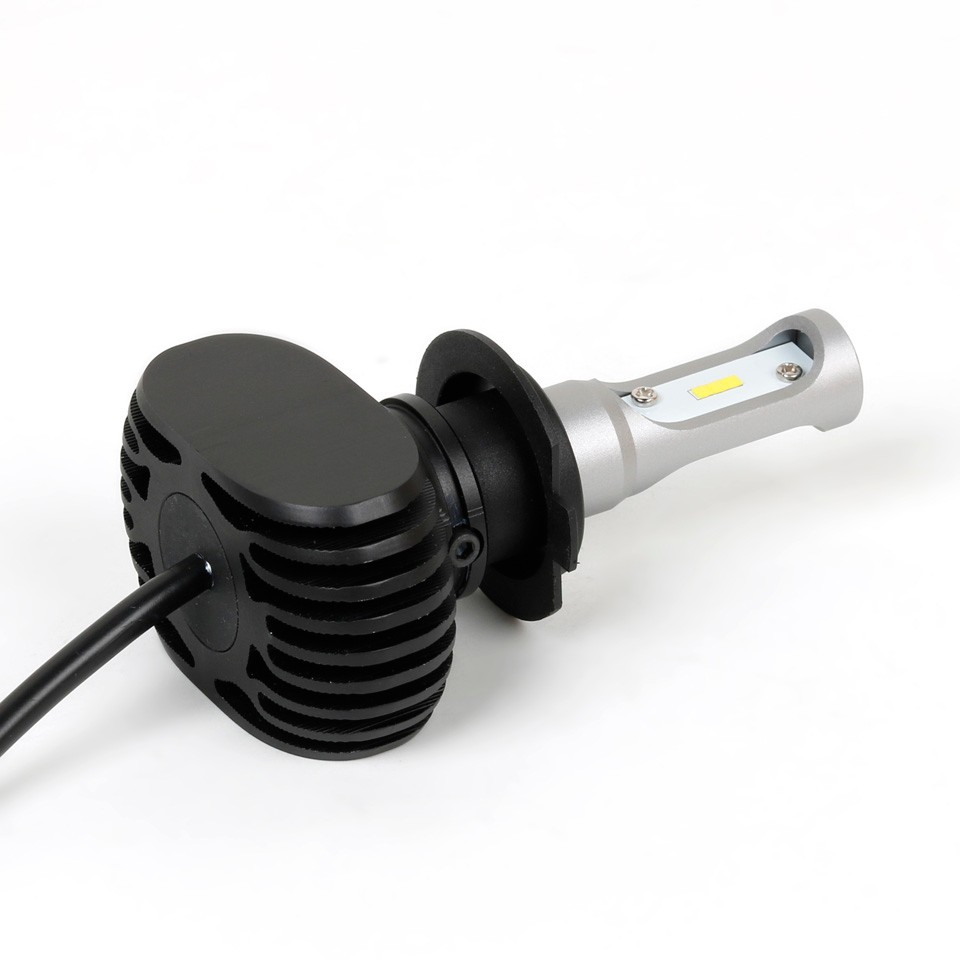 OGA 2PCS 50W 8000Lumens H7 LED Auto Head Lamp Car Headlight Kit Fog Light Bulb 12V 24V 6500K Mini Size Plug Play