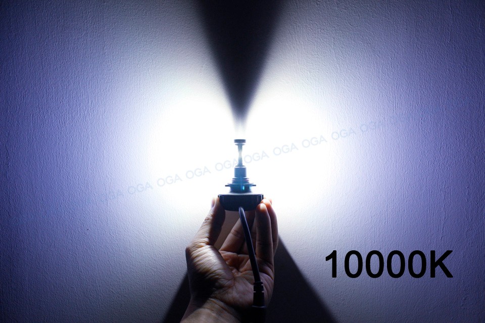 OGA 2PCS 9005 HB3 CREE LED chips Car Headlight Kit Fog Light Lamp With 5 Optional Colors Plug Play