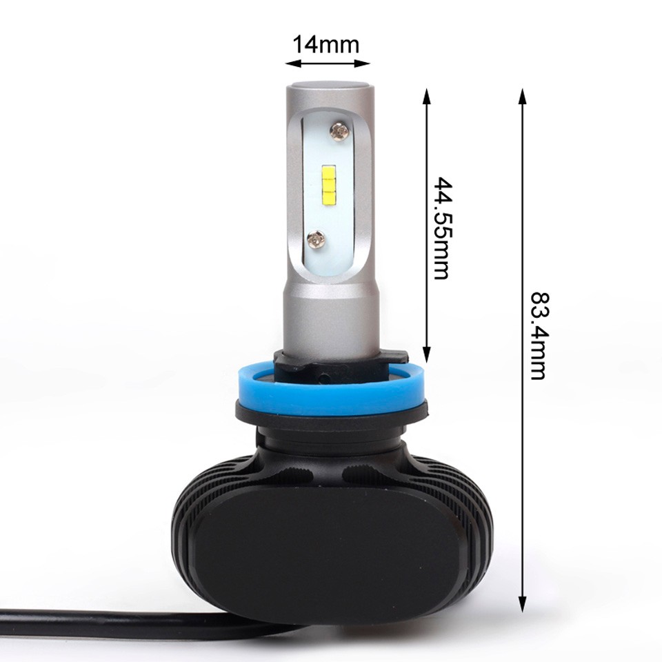 OGA 2PCS 50W 8000LM H8 H9 H11 LED Car Head Lamp Auto Headlight Kit Fog Light Bulb All In One 12V 24V 6500K With CSP LED Chips