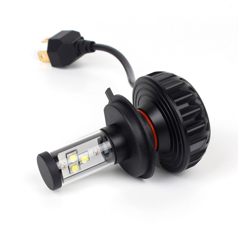 OGA 2PCS H4 HB2 9003 Cree LED chips kit Car Fog Bulb White Automobiles Lamps Conversion Kit Auto 3000K 4300K 6500 8000K 10000K