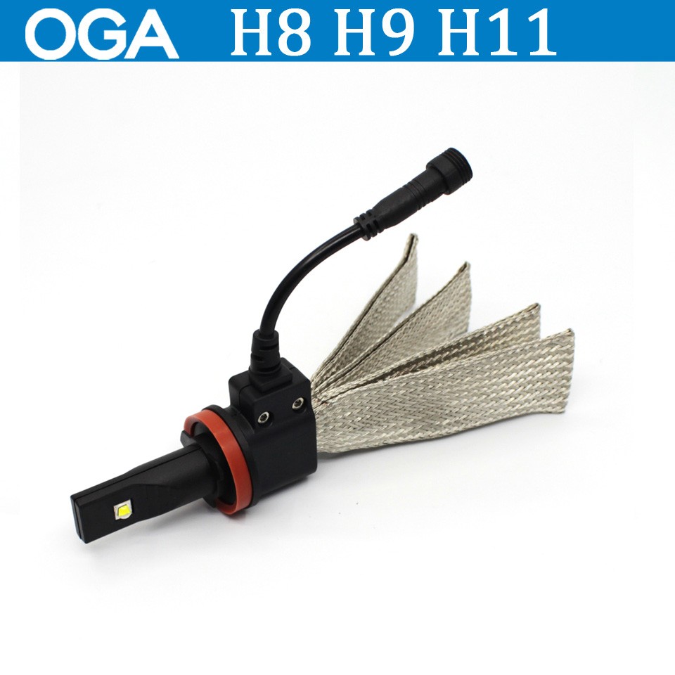 OGA 2PCS 20W 3000LM 880 881 H1 H3 H4 HB2 9003 H7 H8 H9 H11 9005 HB3 9006 HB4 CREE LED chips Auto headlamp Bulb Plug Play
